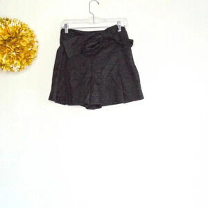J.Crew Womens Paperbag Mini Shorts Black Twist Tie Bow Casual Career Summer 4